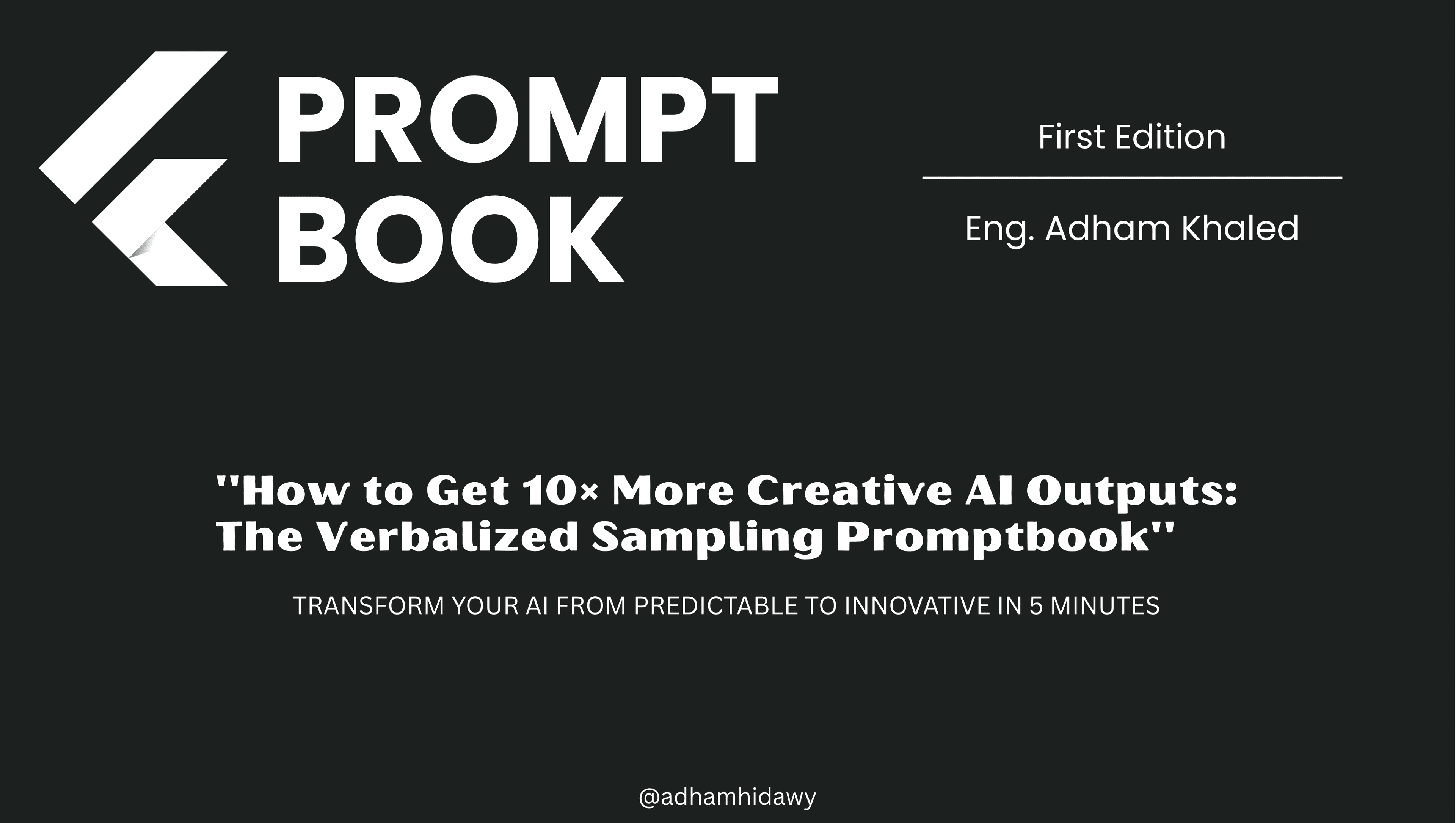 Cover of the Verbalized Sampling Promptbook